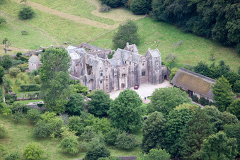 Marldon dans le département Angleterre, Grande Bretagne vue d'en haut