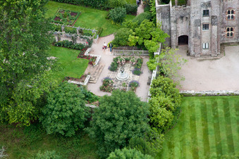 Vue d'oiseau de Marldon dans le département Angleterre, Grande Bretagne