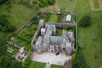 Enregistrement par drone de Marldon dans le département Angleterre, Grande Bretagne