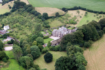 Marldon dans le département Angleterre, Grande Bretagne d'un drone