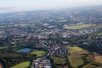 Kingskerswell dans le département Angleterre, Grande Bretagne depuis l'avion