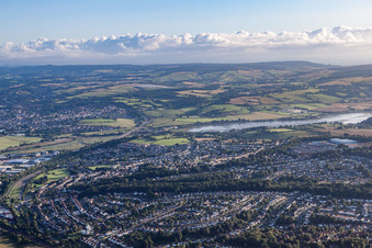 Vue d'oiseau de Kingskerswell dans le département Angleterre, Grande Bretagne
