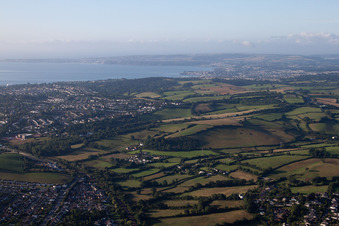 Enregistrement par drone de Kingskerswell dans le département Angleterre, Grande Bretagne