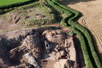 Abbotskerswell dans le département Angleterre, Grande Bretagne du point de vue du drone