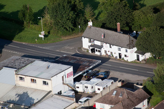 Abbotskerswell dans le département Angleterre, Grande Bretagne d'un drone