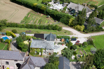 Ipplepen dans le département Angleterre, Grande Bretagne vue d'en haut