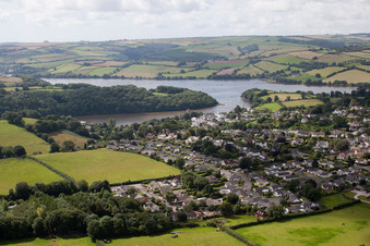 Photographie aérienne de Totnes dans le département Angleterre, Grande Bretagne