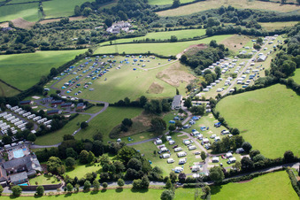 Totnes dans le département Angleterre, Grande Bretagne d'en haut