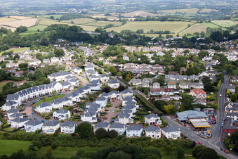 Vue aérienne de Marldon dans le département Angleterre, Grande Bretagne