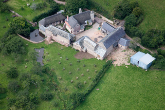 Kingskerswell dans le département Angleterre, Grande Bretagne vu d'un drone