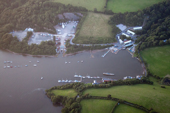 Vue aérienne de Galmpton dans le département Angleterre, Grande Bretagne