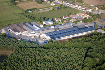 Métaseval à Semur-en-Vallon dans le département Sarthe, France vue d'en haut