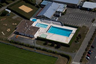 Vibraye dans le département Sarthe, France hors des airs