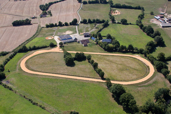 Vibraye dans le département Sarthe, France vue d'en haut