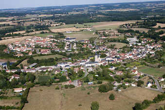 Lamnay dans le département Sarthe, France d'en haut