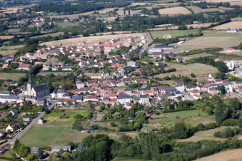 Lamnay dans le département Sarthe, France vue d'en haut