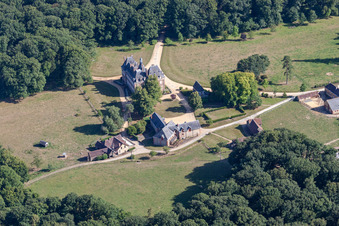 Lavaré dans le département Sarthe, France hors des airs