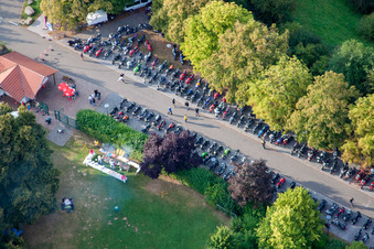 Altleiningen dans le département Rhénanie-Palatinat, Allemagne hors des airs