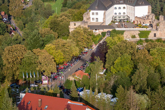 Altleiningen dans le département Rhénanie-Palatinat, Allemagne d'un drone