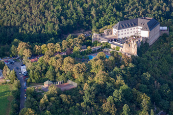 Vue aérienne de Altleiningen dans le département Rhénanie-Palatinat, Allemagne
