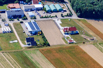 Vue oblique de En Gereut à Hatzenbühl dans le département Rhénanie-Palatinat, Allemagne