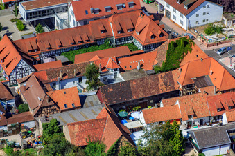 Vue aérienne de Passage de Frankenhof à Kandel dans le département Rhénanie-Palatinat, Allemagne