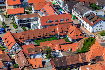 Vue aérienne de Passage de Frankenhof à Kandel dans le département Rhénanie-Palatinat, Allemagne