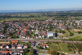 Klocke Pharma GmbH à le quartier Urloffen in Appenweier dans le département Bade-Wurtemberg, Allemagne depuis l'avion