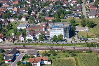 Vue d'oiseau de Klocke Pharma GmbH à le quartier Urloffen in Appenweier dans le département Bade-Wurtemberg, Allemagne