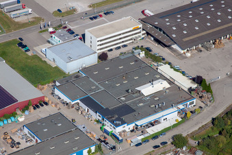 Vue aérienne de König Automotive à Appenweier dans le département Bade-Wurtemberg, Allemagne