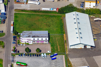 Vue aérienne de Zone industrielle de Nachtweide à Appenweier dans le département Bade-Wurtemberg, Allemagne