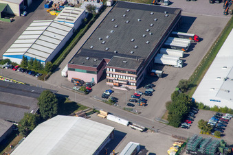 Vue oblique de Trans-o-flex à Appenweier dans le département Bade-Wurtemberg, Allemagne