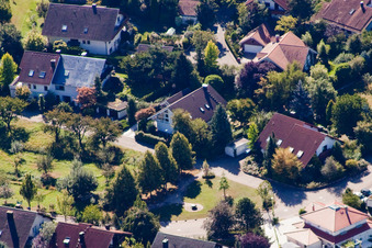 Vue aérienne de Dans les Ries à le quartier Fessenbach in Offenburg dans le département Bade-Wurtemberg, Allemagne