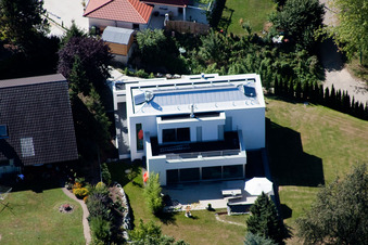 Quartier Fessenbach in Offenburg dans le département Bade-Wurtemberg, Allemagne d'en haut