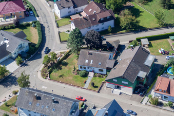 Vue aérienne de Para-Zone à le quartier Sand in Willstätt dans le département Bade-Wurtemberg, Allemagne