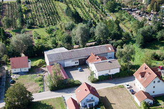 Vue aérienne de Vollmersweilerer Straße Appartement de vacances Voyage à la campagne à Freckenfeld dans le département Rhénanie-Palatinat, Allemagne