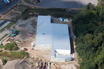Photographie aérienne de Zone industrielle de Horst, Alfa Aesar à le quartier Minderslachen in Kandel dans le département Rhénanie-Palatinat, Allemagne