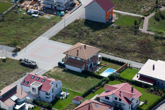 Image drone de Sur la haute piste à Kandel dans le département Rhénanie-Palatinat, Allemagne
