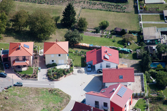 Vue oblique de Sur la haute piste à Kandel dans le département Rhénanie-Palatinat, Allemagne