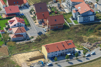 Vue aérienne de Sentier élevé à Kandel dans le département Rhénanie-Palatinat, Allemagne