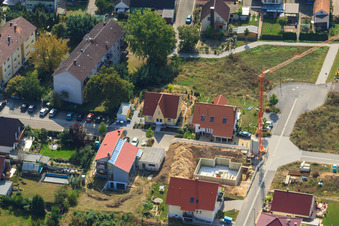 Vue aérienne de Briandstr à Kandel dans le département Rhénanie-Palatinat, Allemagne