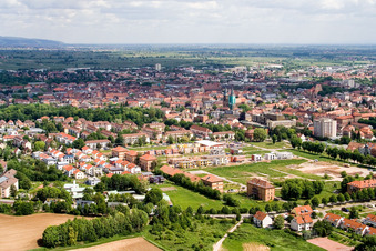 Landau-Ouest à Landau in der Pfalz dans le département Rhénanie-Palatinat, Allemagne hors des airs