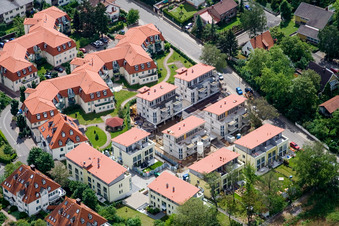 Vue aérienne de Au Kreuzmühle à Landau in der Pfalz dans le département Rhénanie-Palatinat, Allemagne