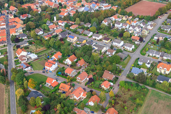 Vue aérienne de Rue Albert Schweitzer à Eppelsheim dans le département Rhénanie-Palatinat, Allemagne