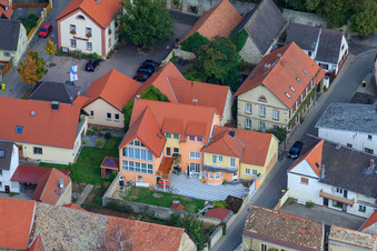 Vue aérienne de Kirchgasse à Eppelsheim dans le département Rhénanie-Palatinat, Allemagne