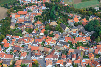 Vue aérienne de Zwerchgasse à Eppelsheim dans le département Rhénanie-Palatinat, Allemagne