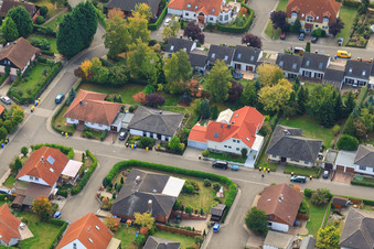 Vue aérienne de Schillerstraße à Eppelsheim dans le département Rhénanie-Palatinat, Allemagne