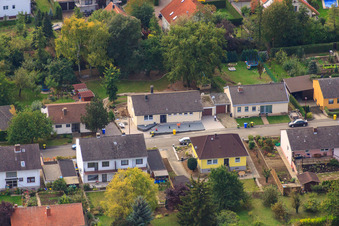 Vue aérienne de Dans le jardin du moulin 12 à Eppelsheim dans le département Rhénanie-Palatinat, Allemagne