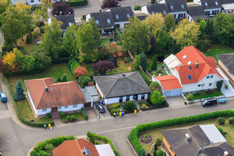 Photographie aérienne de Dans le jardin du moulin à Eppelsheim dans le département Rhénanie-Palatinat, Allemagne