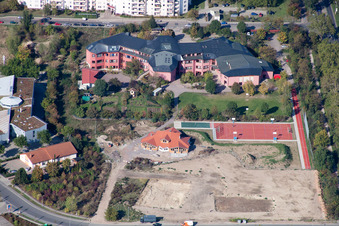 Vue aérienne de École Waldorf gratuite eV à Frankenthal dans le département Rhénanie-Palatinat, Allemagne